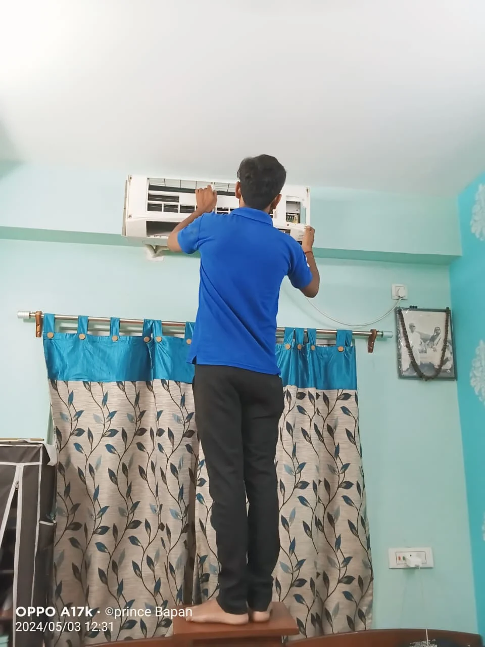 AC installation core cutting